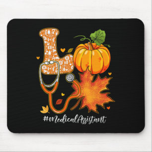 Love Medical Istant Fall Autumn Pumpkin Thanksgivi Mouse Pad