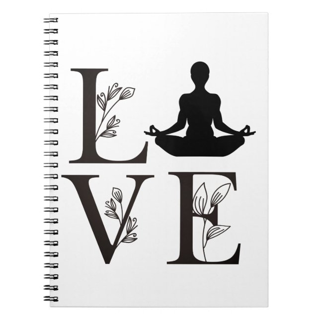 Love Meditating Notebook (Front)