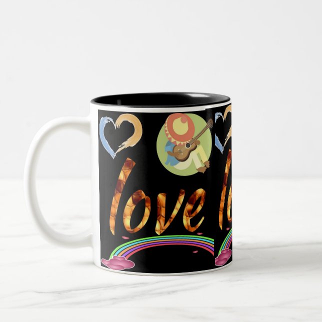 love melody Two-Tone coffee mug (Left)
