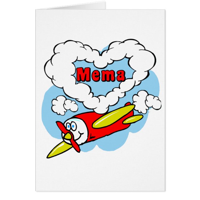 Love Mema Kids Aeroplane (Front)