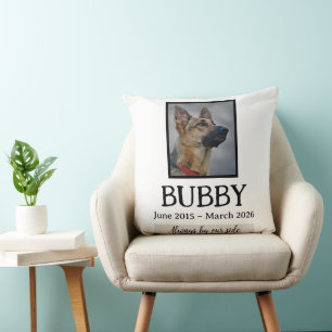 Love Memorial Funeral Pet Loss In Our Hearts Forev Cushion