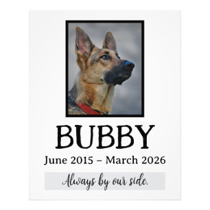 Love Memorial Funeral Pet Loss In Our Hearts Forev Photo Print