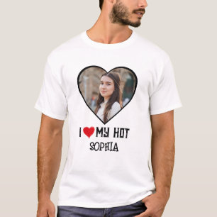 Love Men T-Shirt I Love My Girlfriend T-Shirt