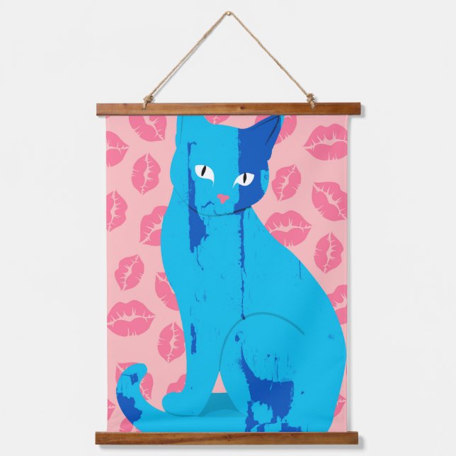 Love Meow-ment Hanging Tapestry (Front)