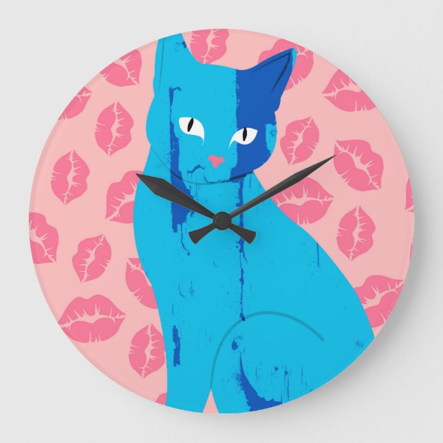Love Meow-ment Large Clock (Front)