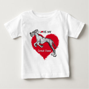Love Merle Great Dane UC Baby T-Shirt