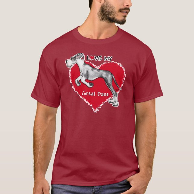 Love MerleB Great Dane UC T-Shirt (Front)