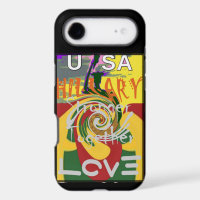 Love Message in Rasta Colours Art Print