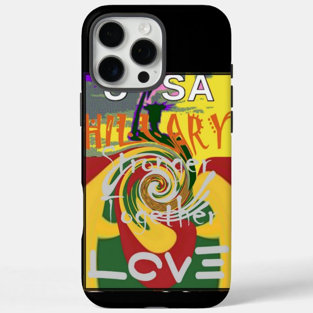 Love Message in Rasta Colours Art Print Case-Mate iPhone Case (Back)