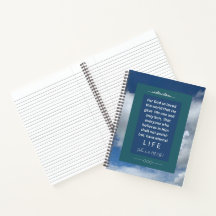 Love Message - John 3-16 - 8.5 x 11 Spiral