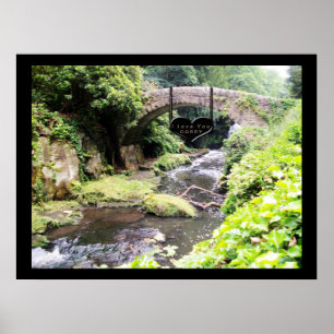 "Love Message On The Bridge Poster"* Poster
