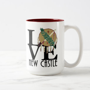 LOVE Mew Castle Oklahoma 15oz Two-Tone Coffee Mug