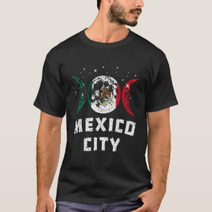 Love Mexico City Mexico Vacation Mexico Flag 1 T-Shirt