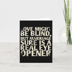 Love Might Be Blind But Marriage Sure Is A For Bri Card