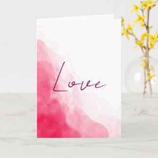 Love Minimalist Valentine’s Day Card