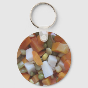 Love Mixed Vegetables Key Ring