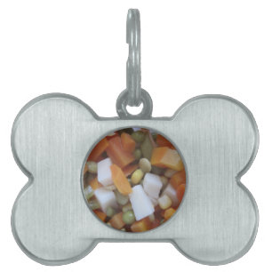 Love Mixed Vegetables Pet ID Tag