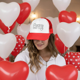 Love Modern Minimalist and Trendy Trucker Hat