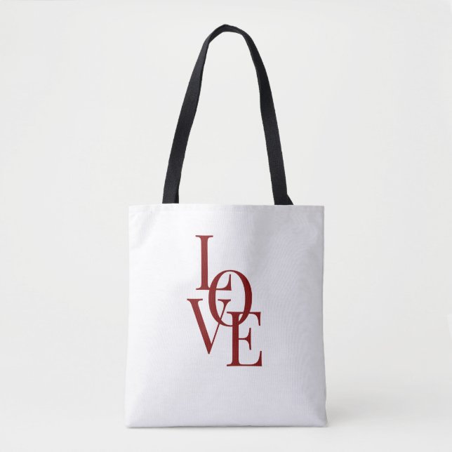 Love Modern Minimalist  Tote Bag (Front)