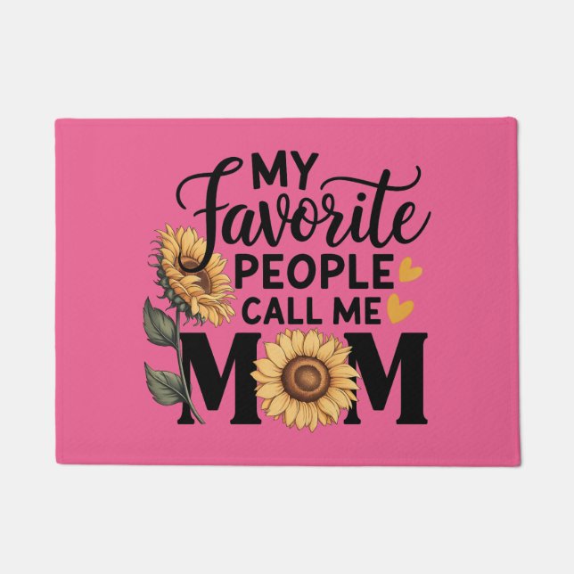Love Mom Doormat (Front)