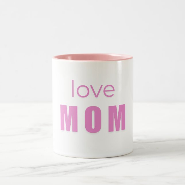 Love Mom Mug – Sweet Gift for Mother’s Day (Center)