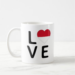 Love - Monaco Flag Coffee Mug