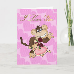 Love Monkey Card