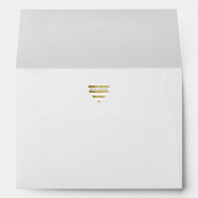 love monogram wedding (couple names), inside white envelope (Back (Bottom))