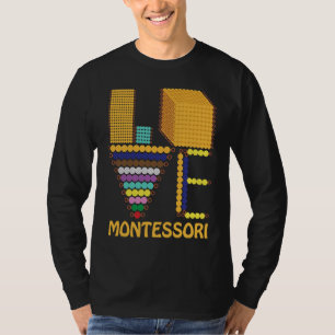 Love Montessori Teacher Education Back To School K T-Shirt