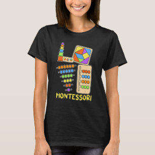 Love Montessori Teacher Montessori First Day Back T-Shirt