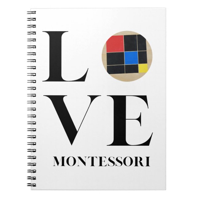 Love | Montessori | Trinomial Cube Notebook (Front)