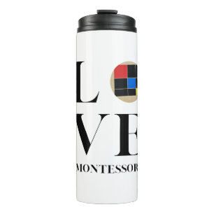 Love   Montessori   Trinomial cube Thermal Tumbler