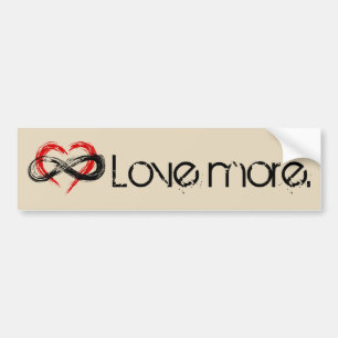 Love More Bumper Sticker