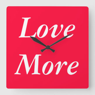 Love More Clock - A Lovely Timepiece