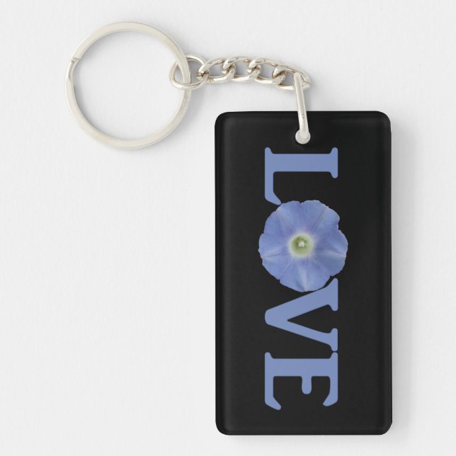 Love Morning Glory Keychain (Front)