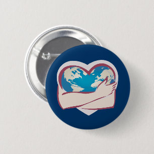 Love Mother Earth 6 Cm Round Badge