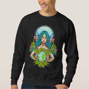 Love Mother Earth Day Save Our Planet Environment Sweatshirt