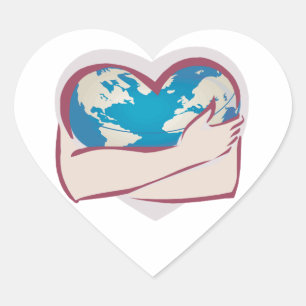 Love Mother Earth Heart Sticker