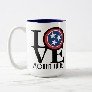 LOVE Mount Juliet 15oz Two-Tone Coffee Mug