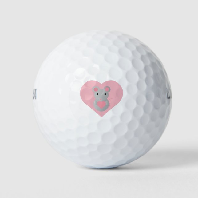 Love Mouse Golf Balls (Front)
