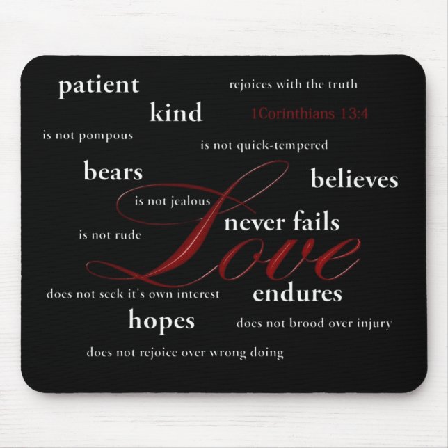 Love Mousepad (Front)