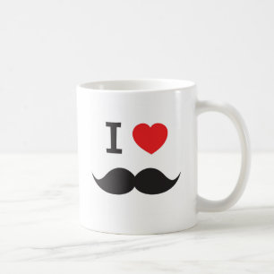Love Moustache mug