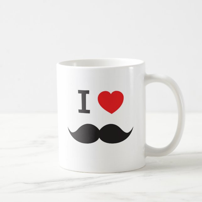Love Moustache mug (Right)
