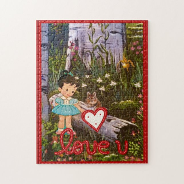 Love Ms. Elizabeth Valentine Puzzle (Vertical)