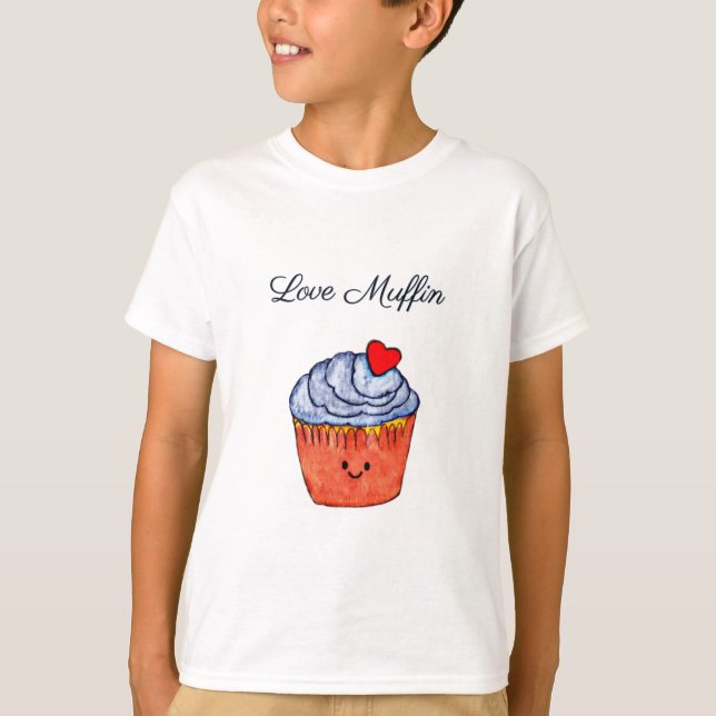 Love Muffin Blue T-Shirt (Front)