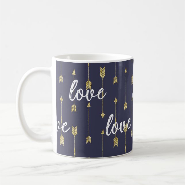 Love mug purple arrows (Left)