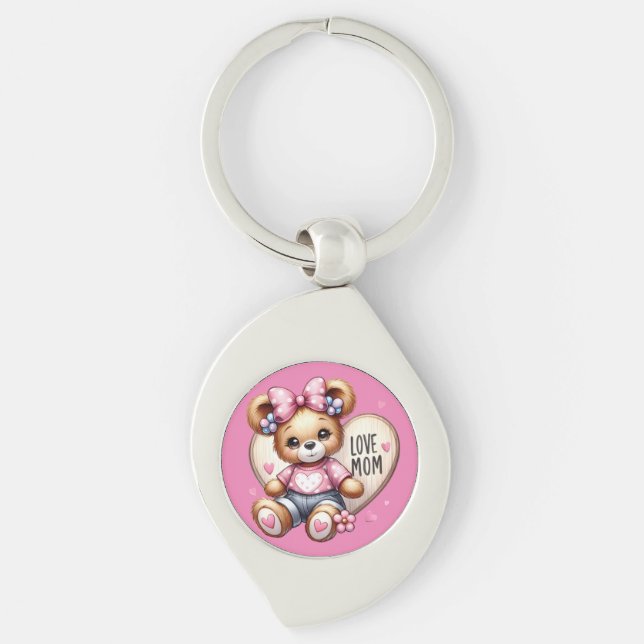 Love Mum Key Ring (Front)