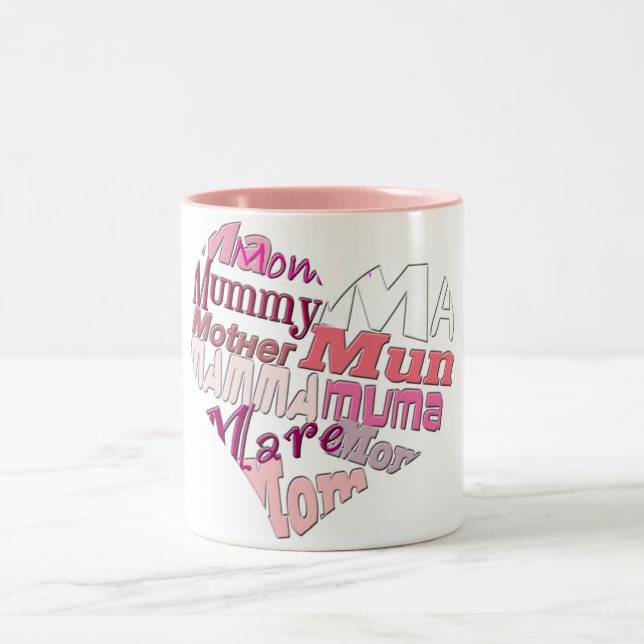 Love Mum Two-Tone Coffee Mug (Center)