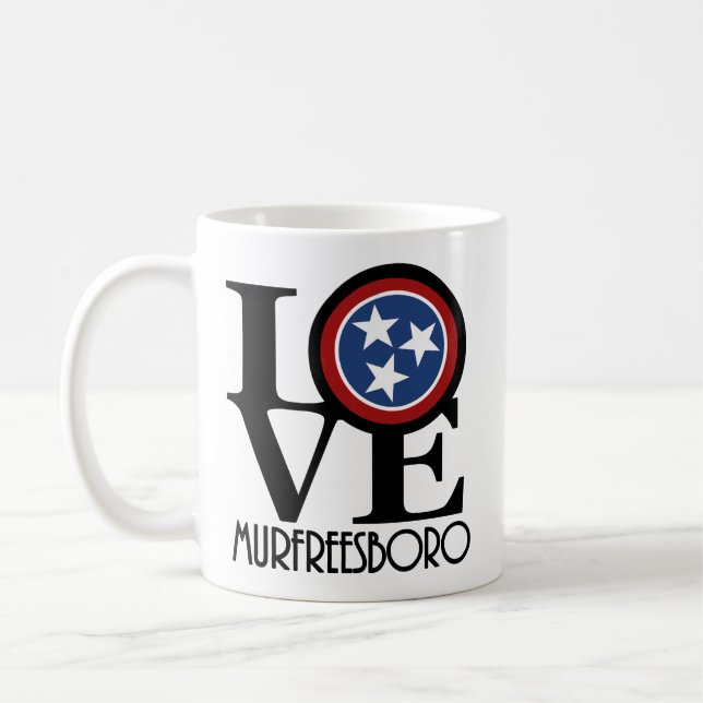 LOVE Murfreesboro 11oz Coffee Mug (Left)