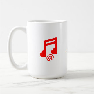 @ love music coffee mug